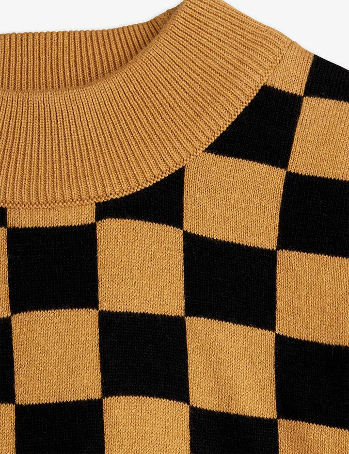 Babesta_Chess_Check_Knitted_Sweater_Brown_by_Mini_Rodini
