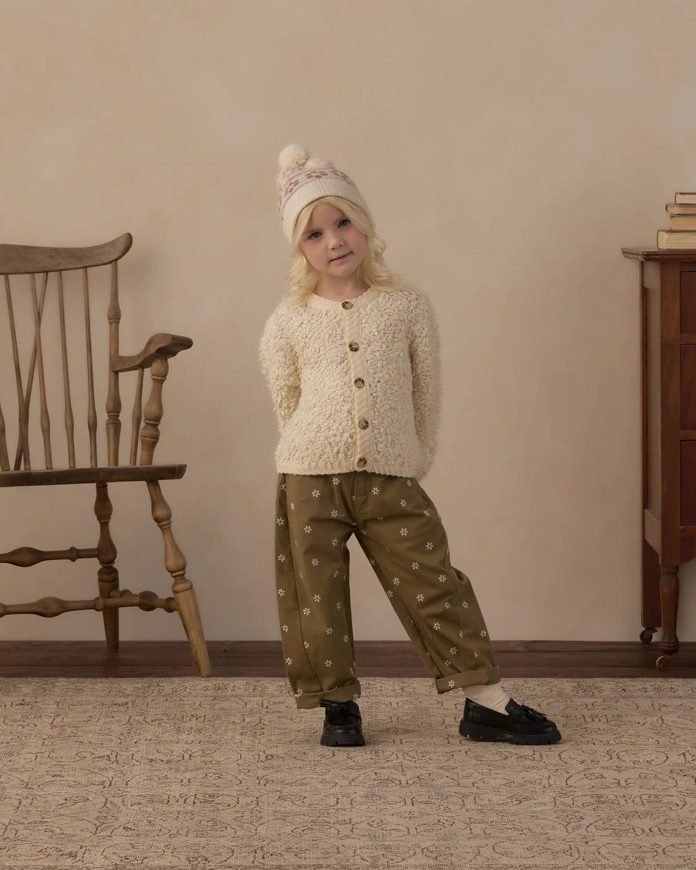 Babesta Chloe Cardigan Natural by Rylee + Cru