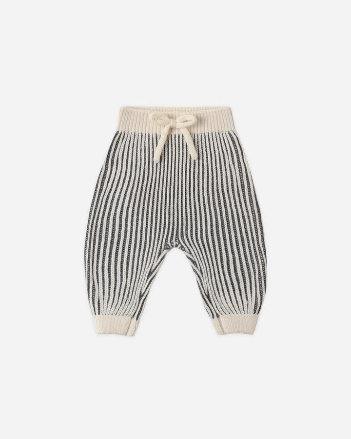 Babesta Chunky Knit Pant Midnight Stripe by Quincy Mae