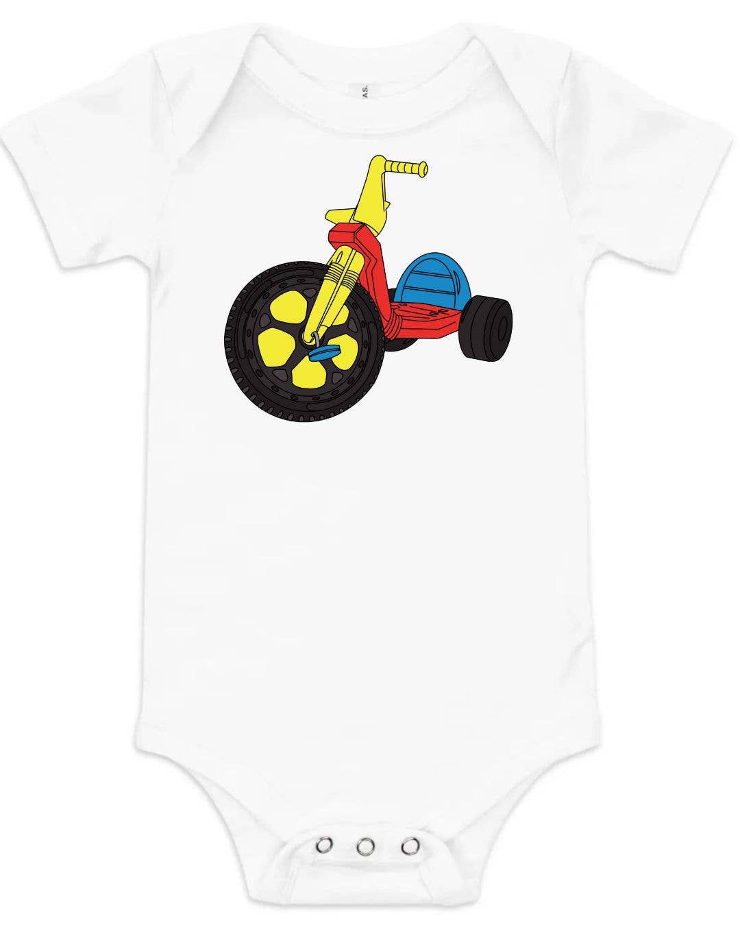 Babesta Classic Big Wheel Graphic Onesie