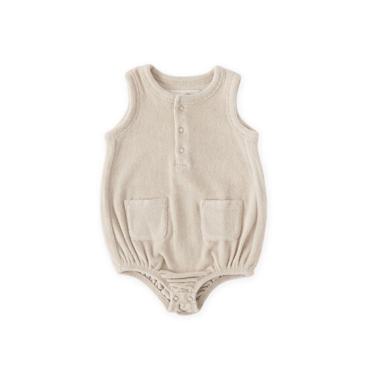 Babesta Classic Terry Pocket One-Piece - Sand by Pehr