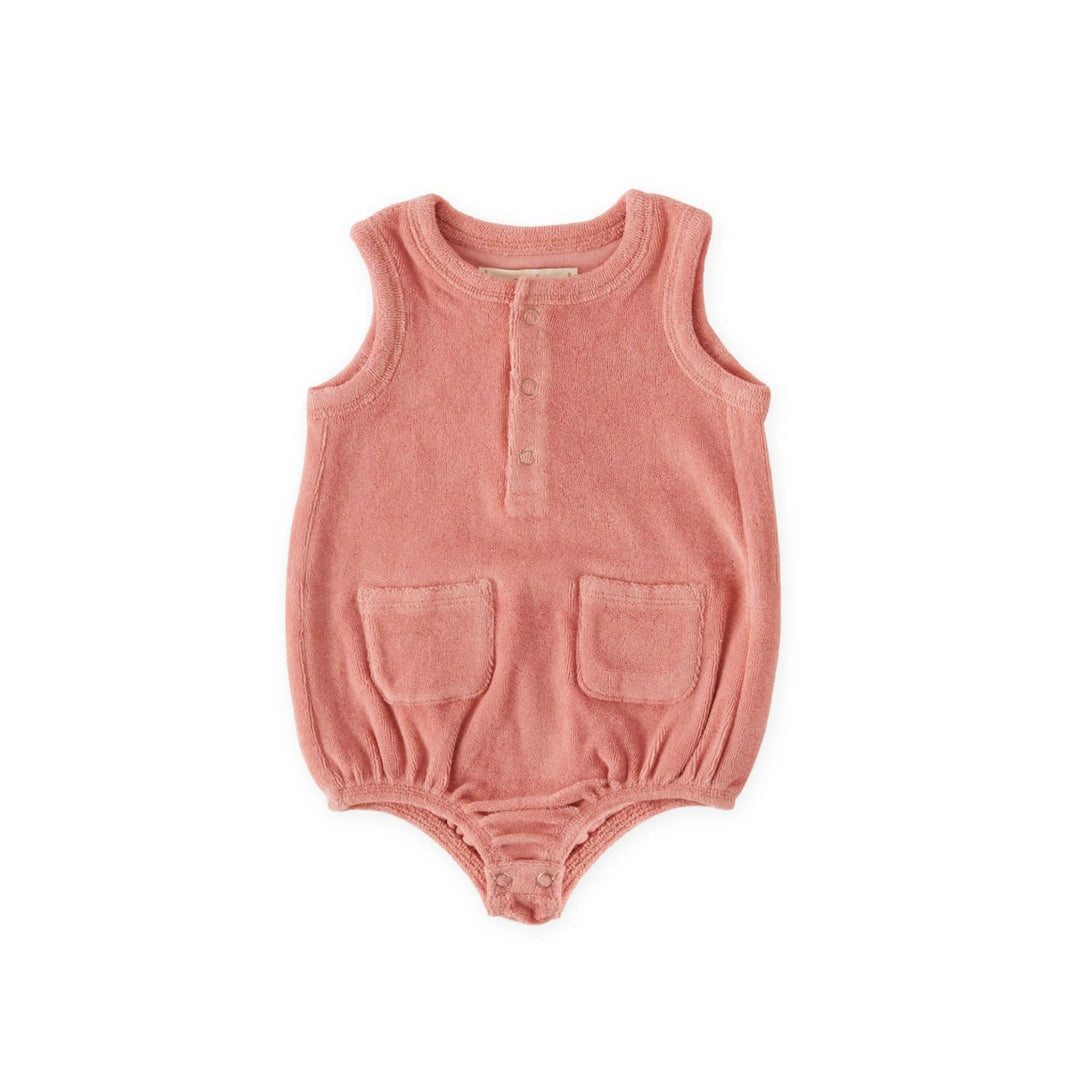 Babesta Classic Terry Pocket One-Piece - Shell by Pehr