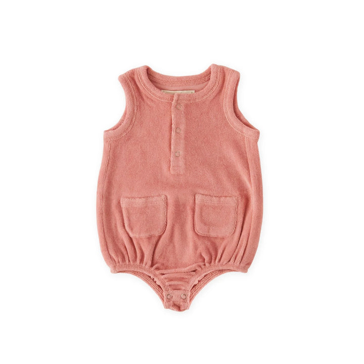 Babesta Classic Terry Pocket One-Piece - Shell by Pehr