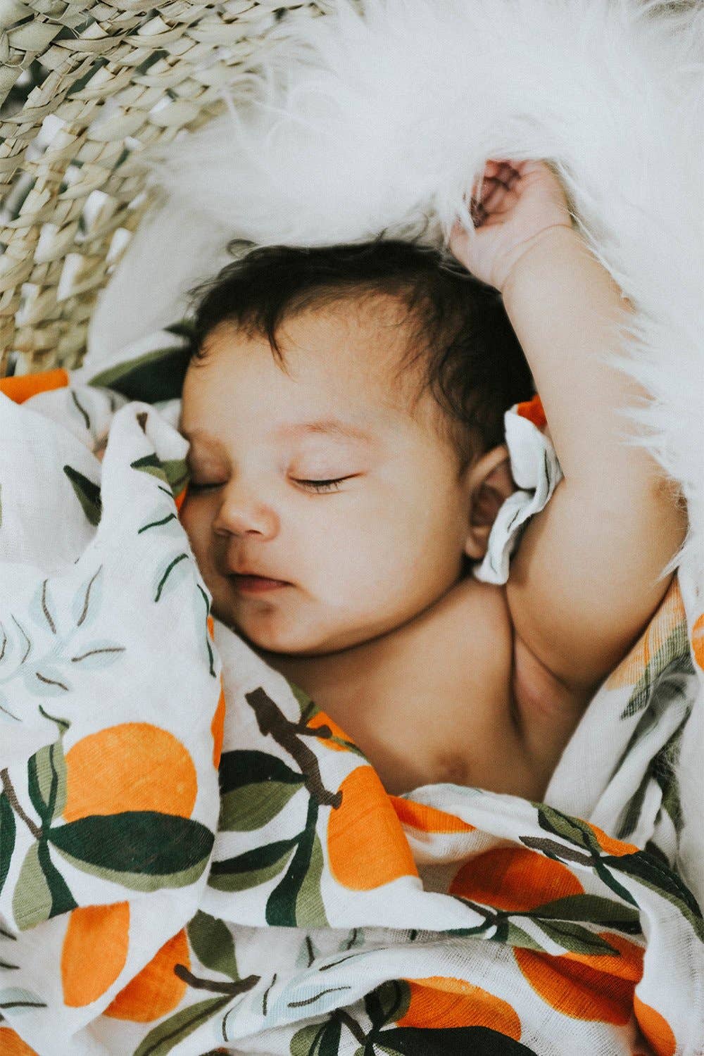 Babesta Clementine Pattern Swaddle