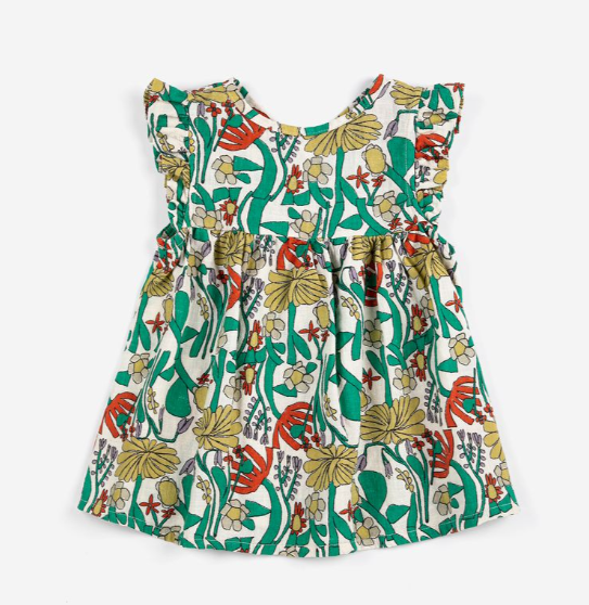 Babesta  Color Herbalist All Over Woven Dress by Bobo Choses 