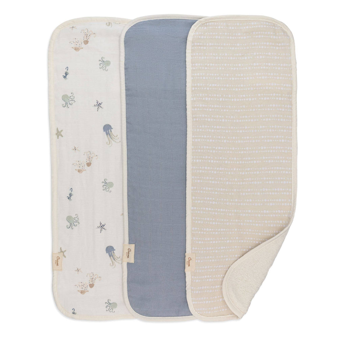 Babesta Cove 3-pc. Baby Burp Cloth Set by Crane Baby