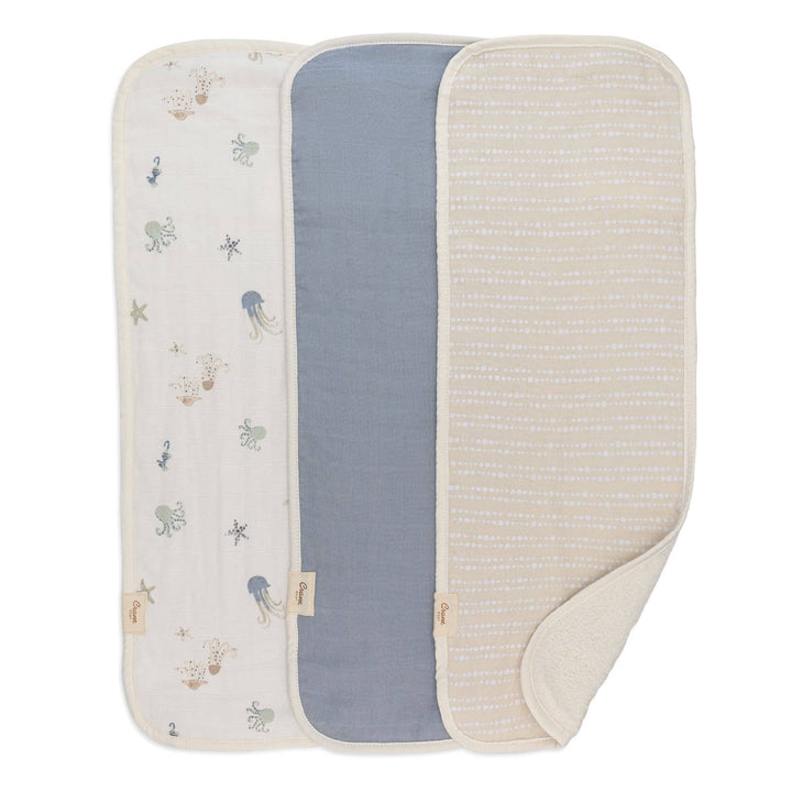 Babesta Cove 3-pc. Baby Burp Cloth Set by Crane Baby