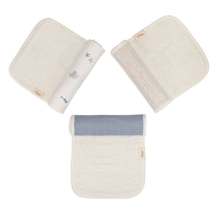 Babesta Cove 3-pc. Baby Burp Cloth Set by Crane Baby
