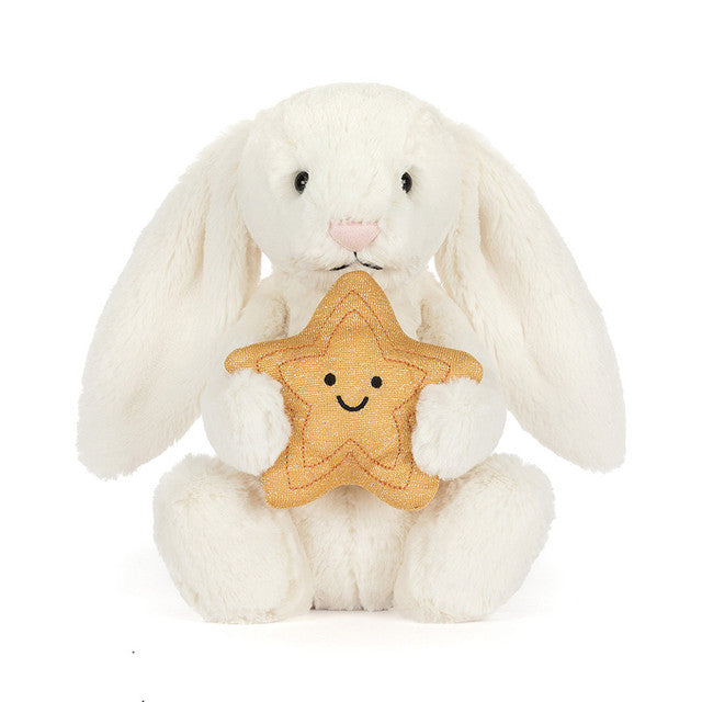 Babesta Cream_Bunny_with_Star by Jellycat