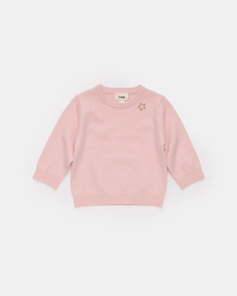 Babesta Crewneck Faux Cashmere Ballerina by 7AM Enfant