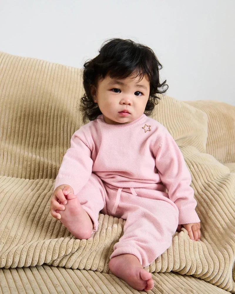 Babesta Crewneck Faux Cashmere Ballerina by 7AM Enfant