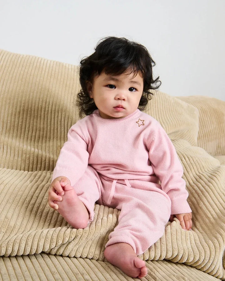 Babesta Crewneck Faux Cashmere Ballerina by 7AM Enfant