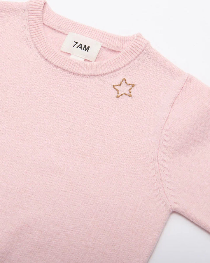 Babesta Crewneck Faux Cashmere Ballerina by 7AM Enfant