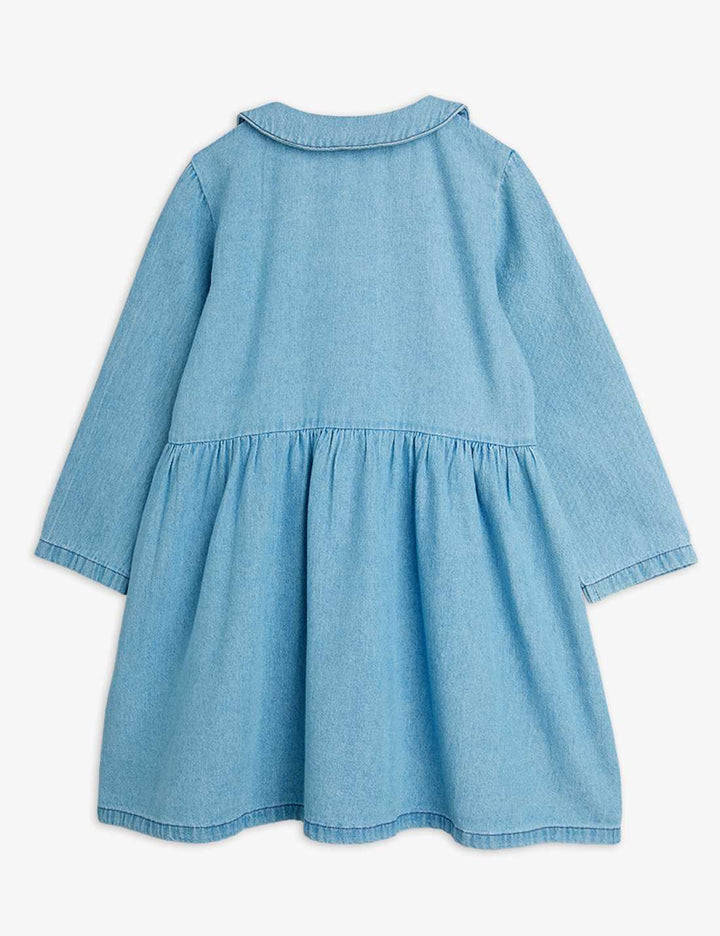 Babesta Denim Rabbit Woven Dress by Mini Rodini