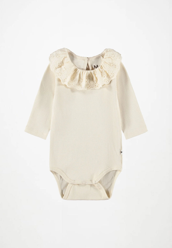 Babesta Faye Bodysuit White Noise by Molo