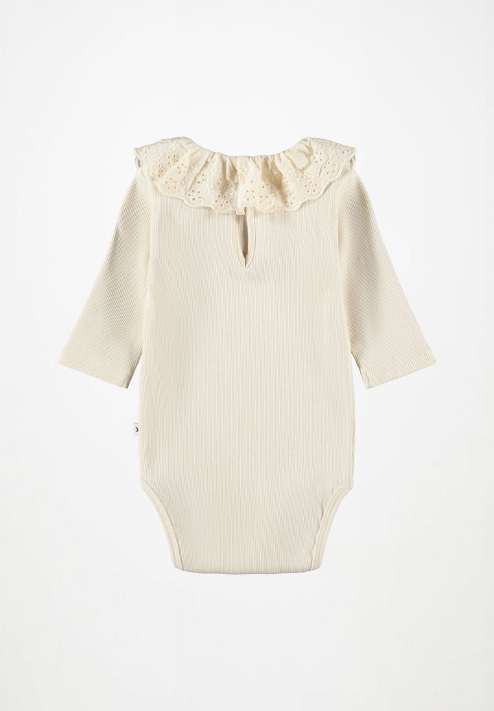 Babesta Faye Bodysuit White Noise by Molo