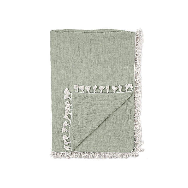 Babesta Fern 6 Layer Muslin Blanket by Crane Baby
