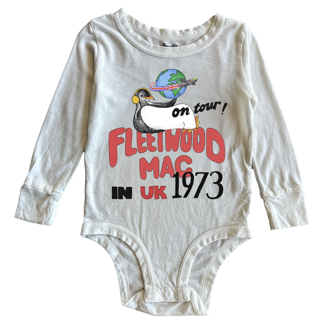 Babesta Fleetwood Mac Penguin 1973 Onesie by Rowdy Sprout