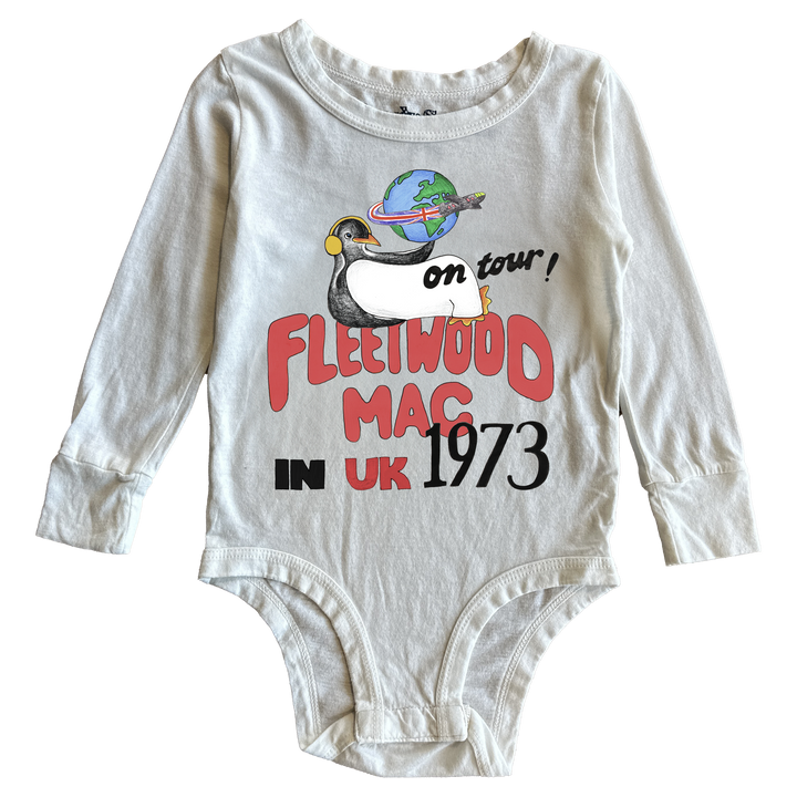 Babesta Fleetwood Mac Penguin 1973 Onesie by Rowdy Sprout
