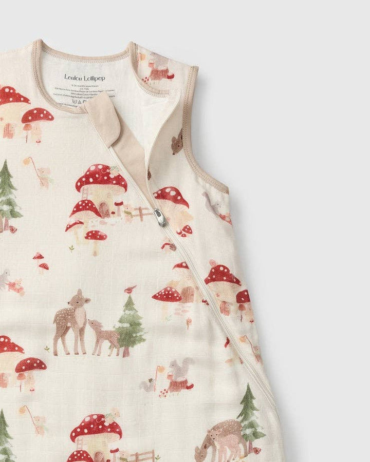 Babesta Forest Families Muslin Sleep Bag by Loulou Lollipop