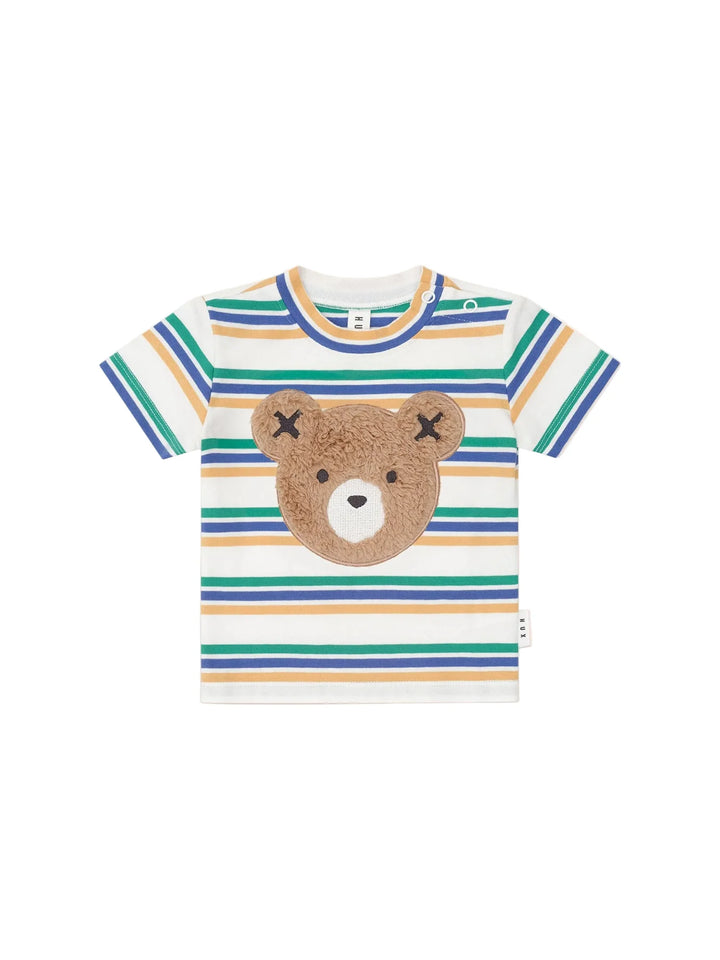 Babesta Furry Huxbear College Stripe Tee by Huxbaby
