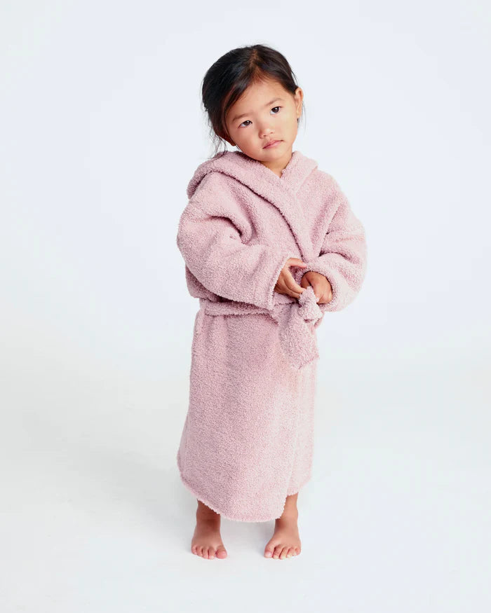 Babesta Fuzzy Robe - Ash Rose by 7AM Enfant