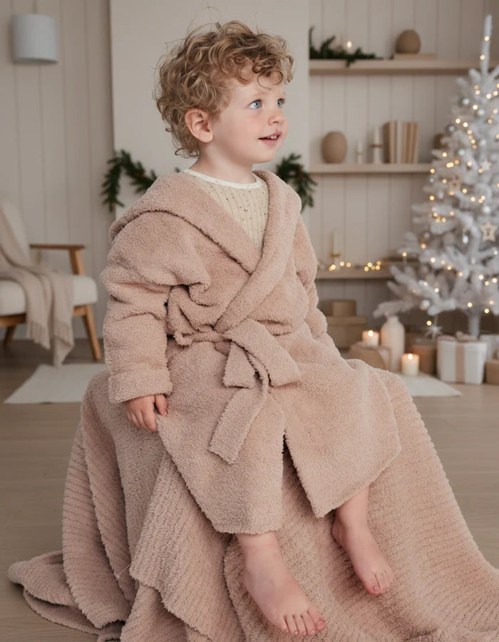 Babesta Fuzzy Robe - Pecan by 7AM Enfant 
