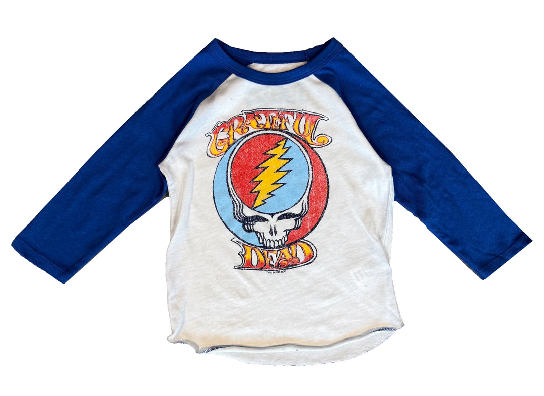 Babesta Grateful Dead Steal Your Face Raglan Tee by Rowdy Sprout