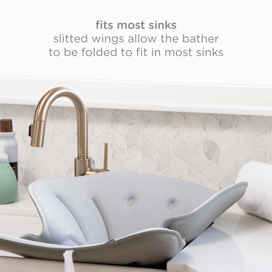 Babesta Gray Stingray Sink Bather by Ubbi