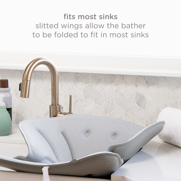Babesta Gray Stingray Sink Bather by Ubbi