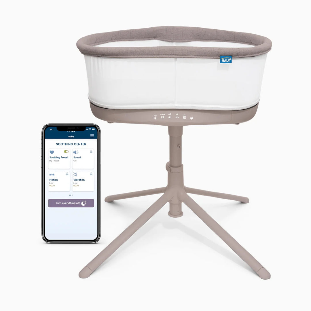Babesta Halo Sleep BassiNest Connected Swivel Sleeper 3.0 Smart Bassinet