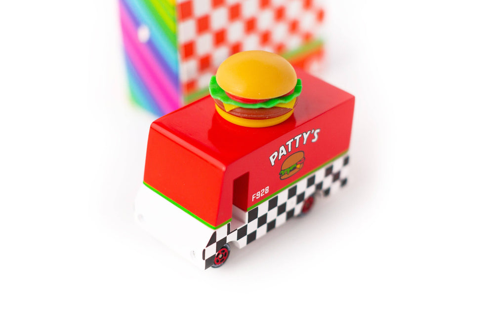 Babesta Hamburger Van Wood Toy by Candylab Toys