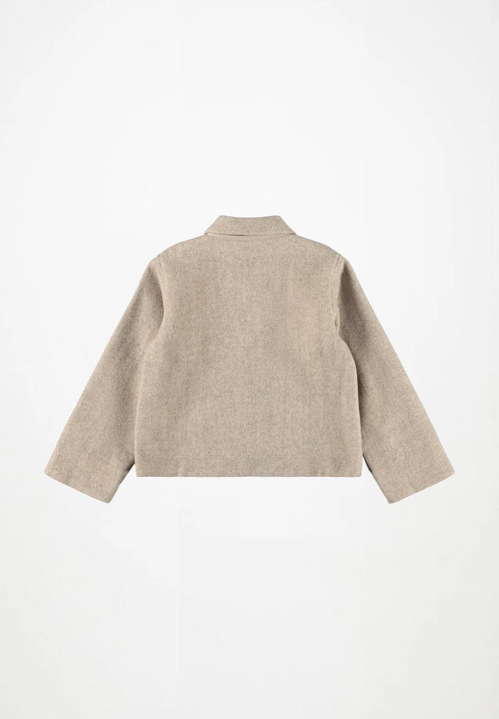 Babesta Harmoney Jacket Oatmeal Melange by Molo 