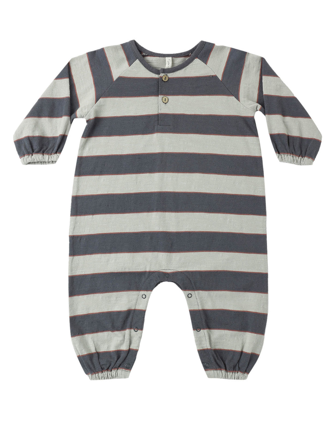 Henley Jumpsuit Sage Stripe by Rylee + Cru