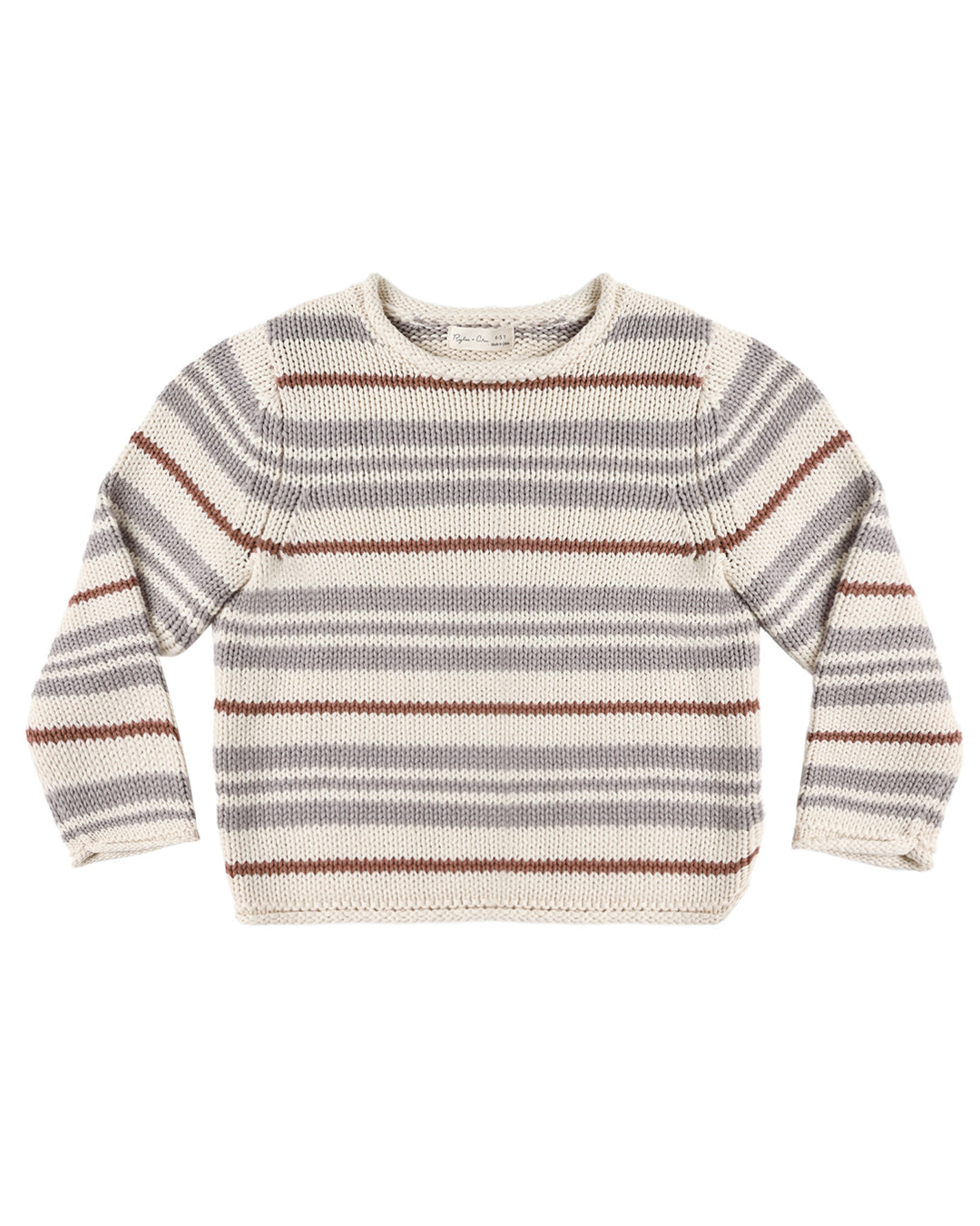 Babesta Jacques Sweater Dusty Blue Stripe by Rylee + Cru
