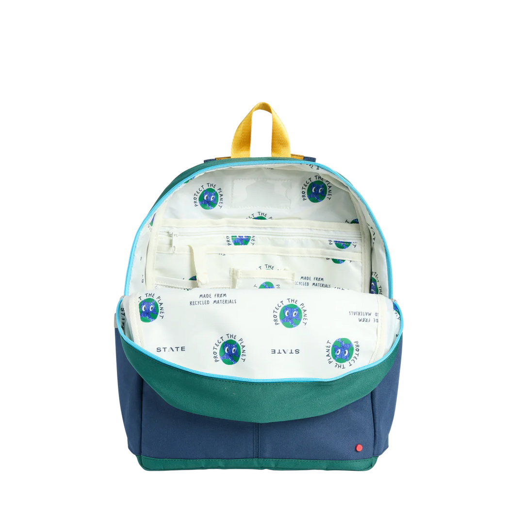 Babesta Kane Kids Fuzzy Soccer Balls Backpack by State Bags