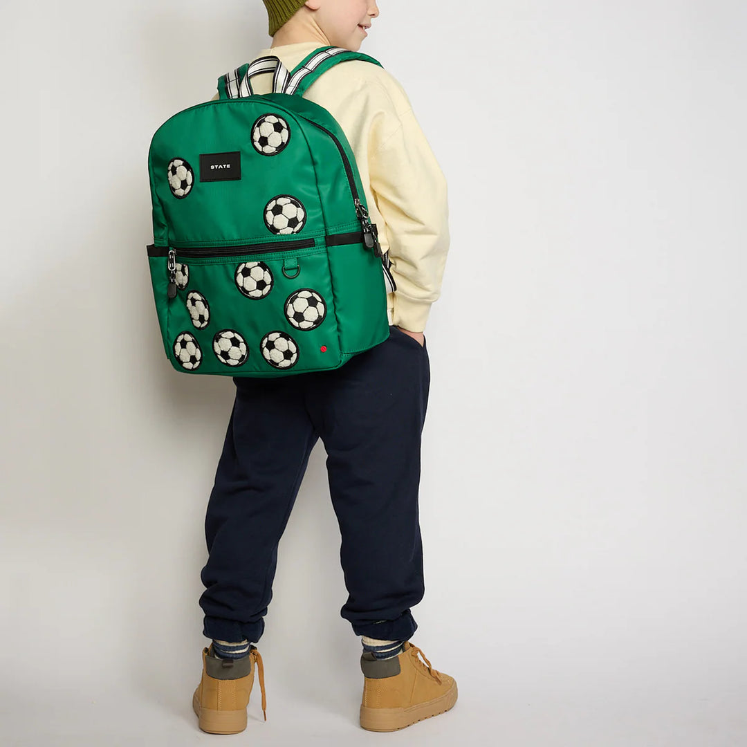 Babesta Kane Kids Fuzzy Soccer Balls Backpack by State Bags