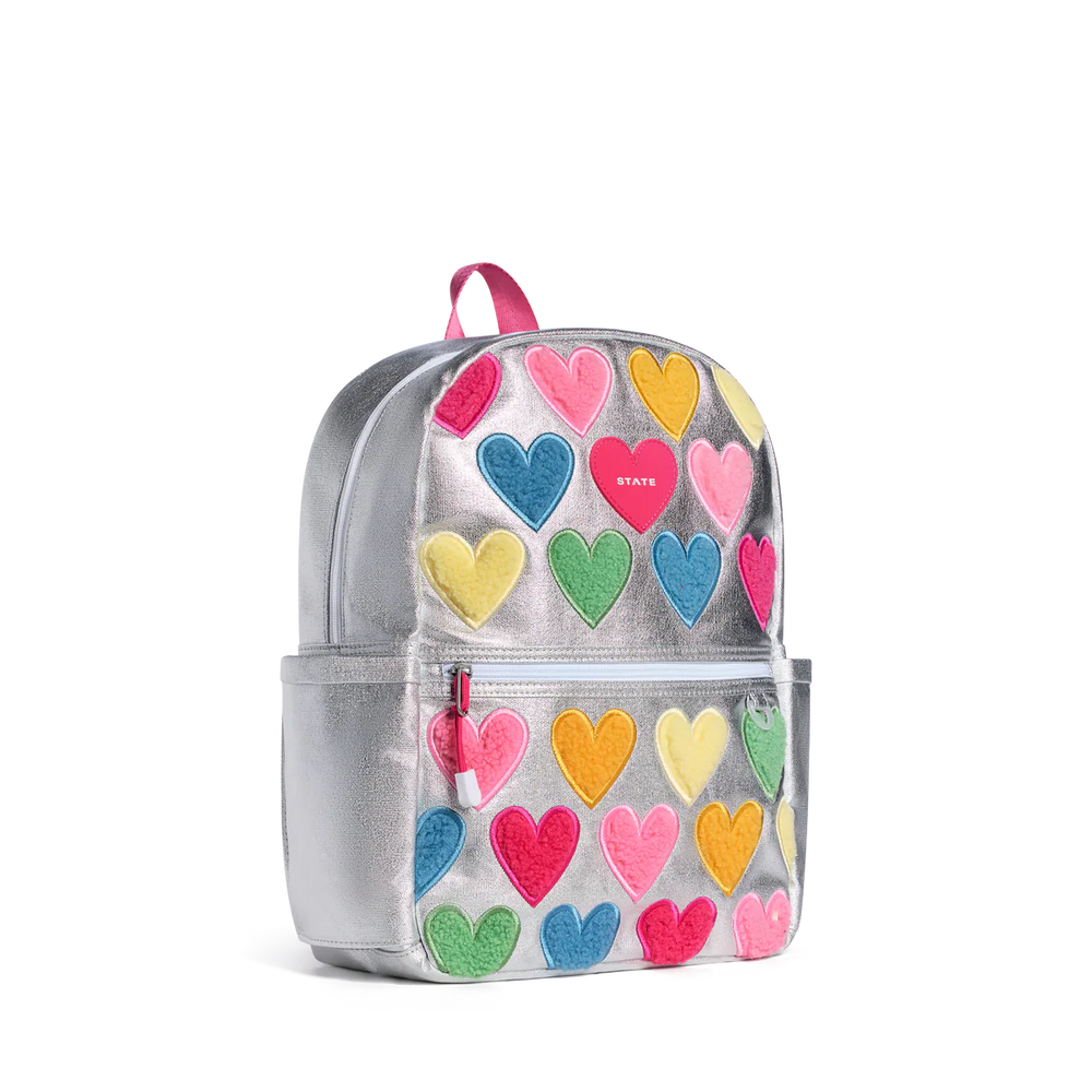 Babesta Kane Kids Happy Fuzzy Hearts Backpack by State Bags