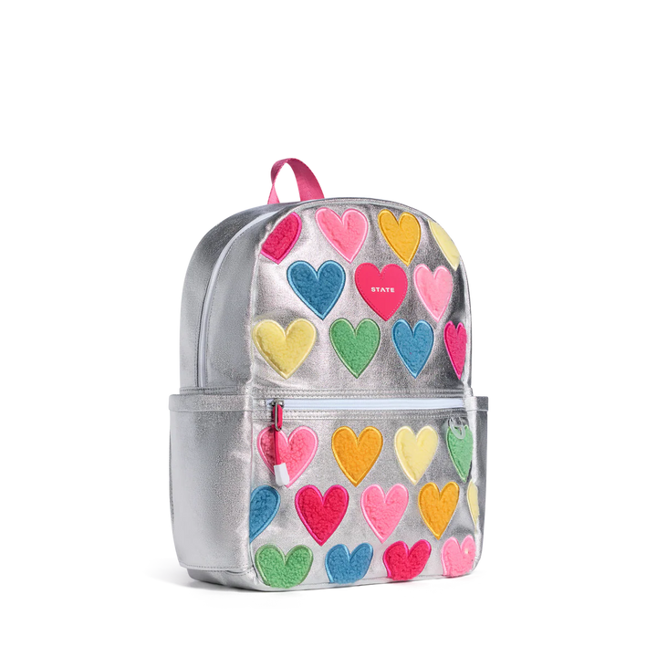Babesta Kane Kids Happy Fuzzy Hearts Backpack by State Bags