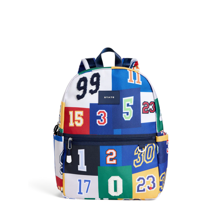 Babesta Kane Kids Varsity Numbers Backpack by State Bags