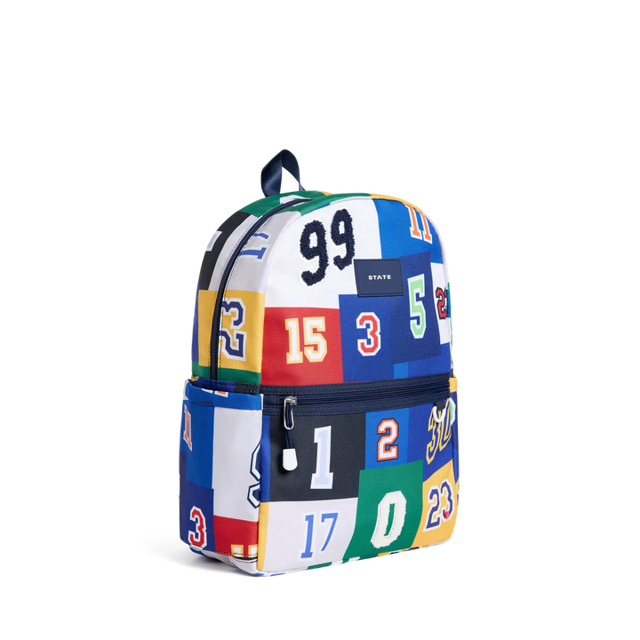 Babesta Kane Kids Varsity Numbers Backpack by State Bags