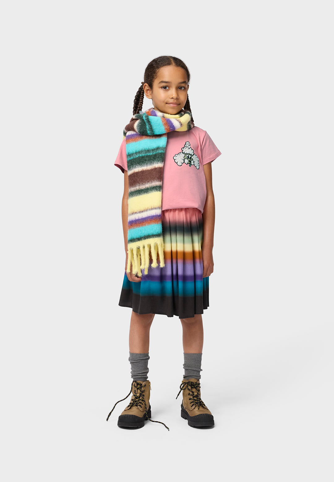 Babesta Kelly Scarf Gemstone Stripe by Molo