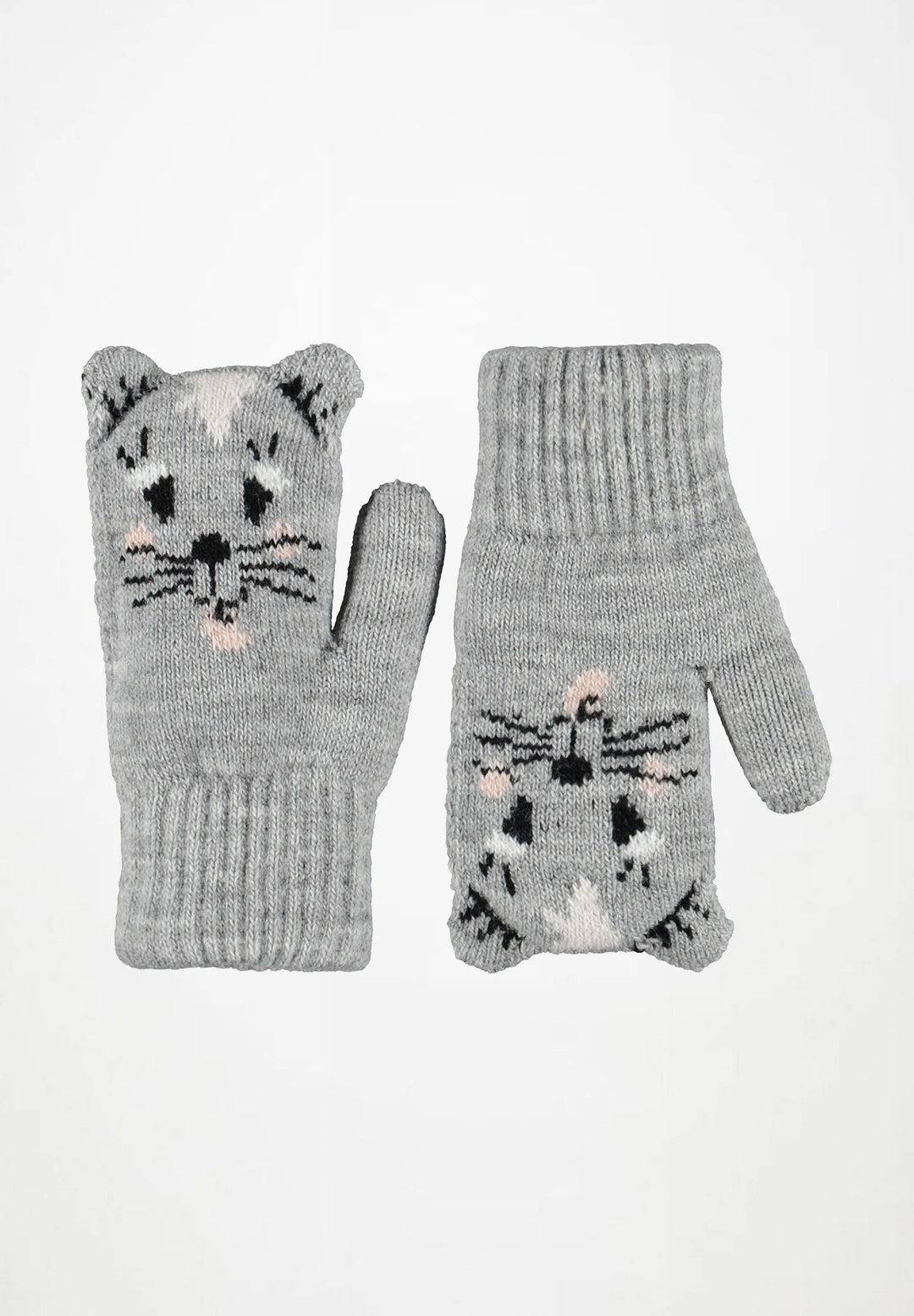 Babesta Kenau Gloves Grey Melange by Molo 