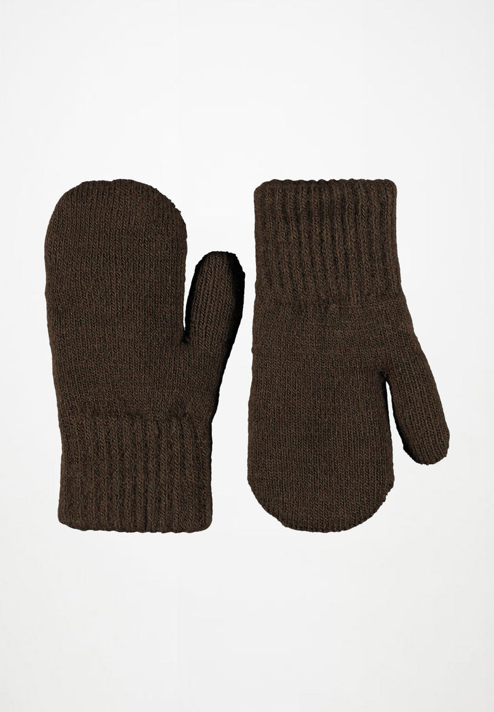 Babesta Kenau Mittens Brown by Molo 
