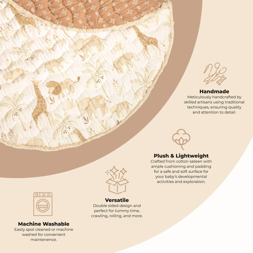 Babesta Kendi Quilted Playmat by Crane Baby