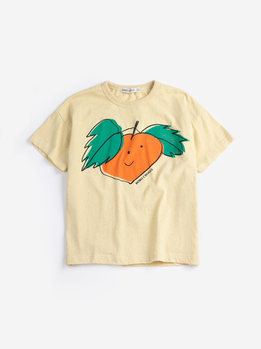 Babesta Kids Tangerine T-Shirt by Bobo Choses