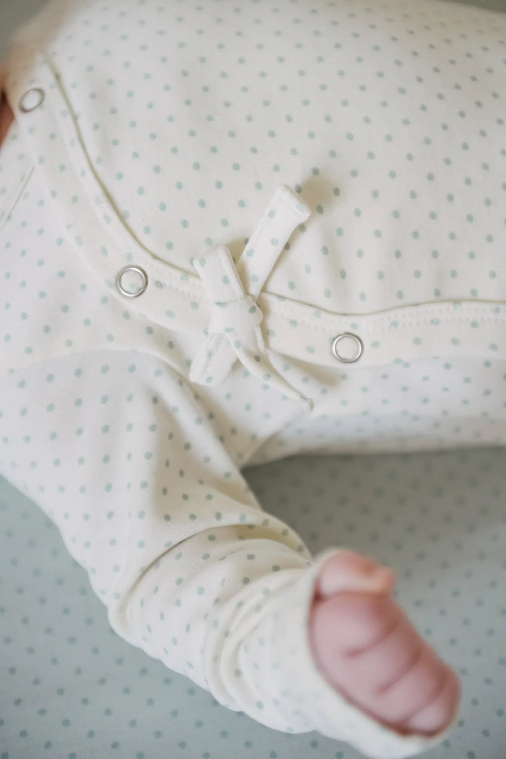 Babesta Kimono One-Piece - Pin Dot Sea