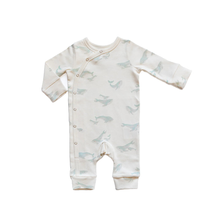 Babesta Kimono Romper - Follow Me Whale by Pehr
