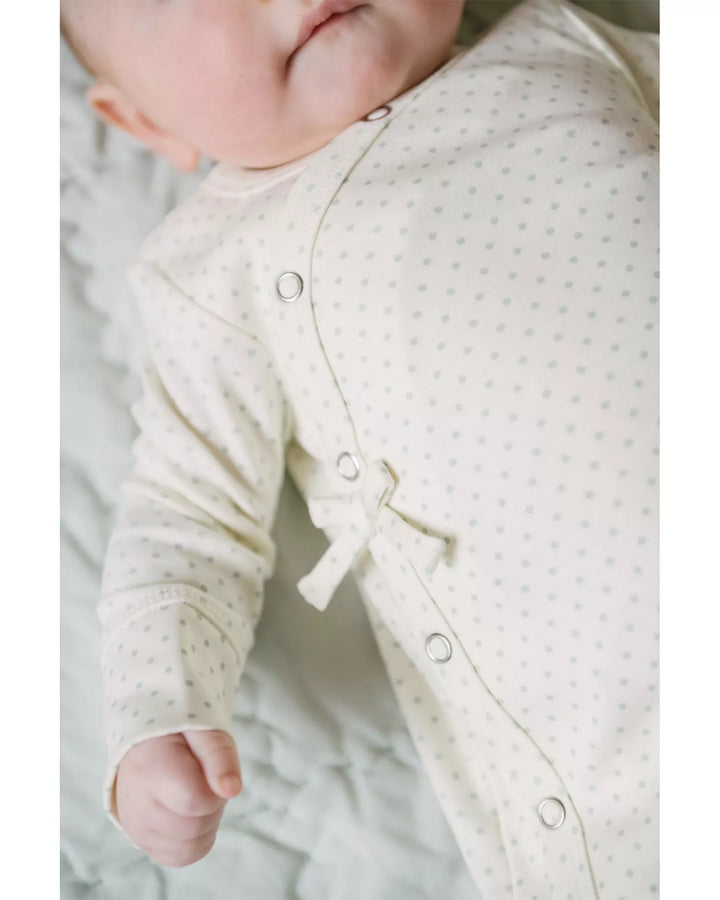 Babesta Kimono Romper - Pin Dot Sea by Pehr