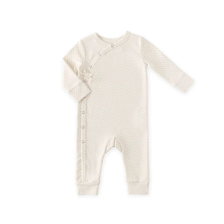Babesta Kimono Romper Pin Dot Peony by Pehr